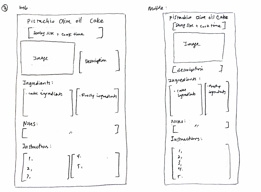 Web and mobile Prototype 3